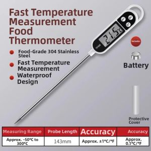 Multipurpose Kitchen Temperature Probe Electronic Food Thermometer