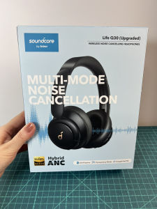 Anker Soundcore Life Q30 (Bluetooth 5.0 Wireless Headphones) [Active Noise Cancellation / External Sound Induction Mode / NFC and Bluetooth / High-resolution (when connected via AUX) / Up to 40 hours music playback / Built-in microphone / Dedicated app su