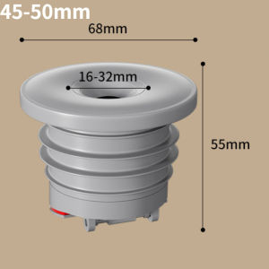 YTYIN | Silicone Bathroom Sewer Seal Ring Kitchen Sink Sewer Pipe Seal Plug Washing Machine Anti-odor Leakage Floor Drain Seal Connector