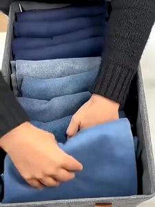 Storage Box Lipat kotak Penyimpanan Baju Tahan Air Box Baju Mainan Pakaian Dalam Pakaian Box Penyimpanan Serbaguna