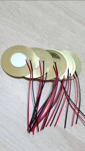 Copper Piezo Elements 10PCS 27mm Sounder Drum Disc + Sensor Trigger Wire