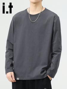 izzue | Cotton Long Sleeve Loose T-Shirt Men