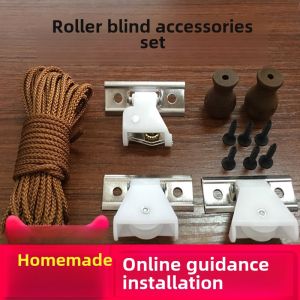 Bamboo Shade Cord 15m Roman Curtain Roller Shutter Controller Wheel Lock Buckle Home Window Blind Accessories Sunshade Net