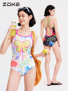 ZOKE | Speed Low Cut Triangle Butterfly Design Full Piece Womens Swimsuit