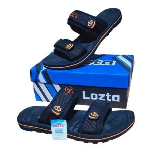 LOZTA Sandal Gunung Selop Pria Terbaru Sol Karet Anti Slip Tahan Air Size 39 44