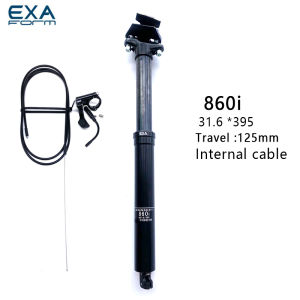 KS EXA Form 860i Kindshock bike seatpost Adjustable air sprung Suspension dropper Absorber Damping Seat Post Internal Cable Remote Control
