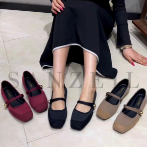 SANZEIL Rhea - Sandal Flat Shoes Wanita Sepatu Flat 1618