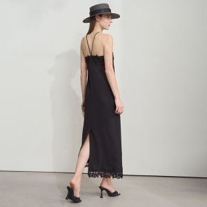 AMII | Minimalist Solid Off Shoulder Fit Strapless Ruffled A-Line Dress