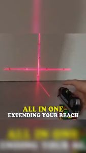 4 IN 1 FIXTA Level Pro 3 Laser Level Multifunction Measuring Tools ( Measuring Tape / Spirit Level / Ruler ) Pengukur