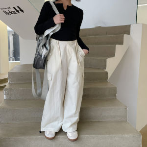 Rolanko Children Girls Pink High Waist Hip Hop Quick-Dry Trousers Parachute Pants Cute Girl Casual Working Pants Spring Summer Casual Wear 4-14 Years