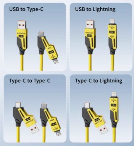 65W 2 in1 Type C Spiral Stretchable Fast Charging Type C Car Spring Data Cord for iPhone 16 Xiaomi Samsung Huawei Type C Scalable Spring Coiled Charge Wire