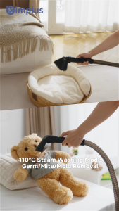 【BEST PRICE + FREE CLEANING SOLUTION】Simplus Spot & Fabric Cleaner 110°C Steam 8 Attachmemt 70°C Hot Water 22000Pa Suction BYJH003