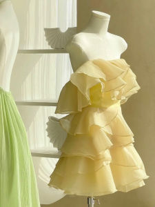 Cute and Elegant Yellow Dress