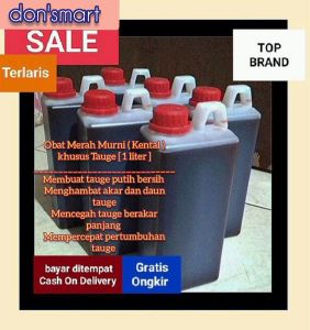 Obat Merah Murni ( 1 liter ) | ( Pemutih tauge & Penghambat akar/daun tauge )