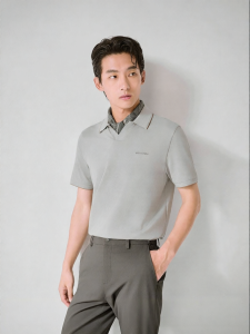 Summer New Design Short Sleeve Collar Business Casual T-Shirts