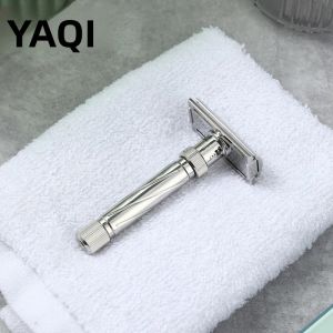 YAQI Ultima Thép Không Gỉ Có Thể Điều Chỉnh Dao Cạo An Toàn Dành Cho Nam Chất Lượng Cao Chuyên Nghiệp Chải Lông Chính Xác Dụng Cụ Cạo Râu
