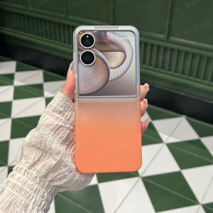 Ultra-thin Shatterproof Transparent Gradient Matte Full-body Mobile Phone Case for Xiaomi MixFlip2
