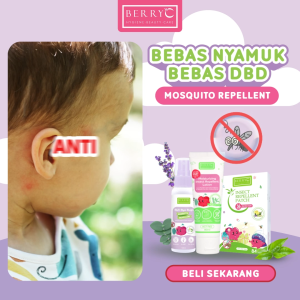BerryC Anti Nyamuk Combo Bundle Insect Repellent Lotion + After Bite Cream