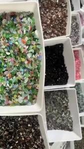 Natural White Crystal Crushed Stone Clear Quartz Chips Demagnetization Stone Home Garden Holiday Decorations