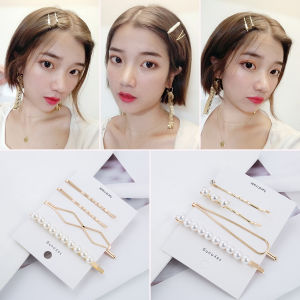 Pearl Hair Clips Womens New Fashionable Hair Accessories Side Clips Bangs Holders Girls Hair Decorations Korean Style
