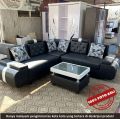 [GRATIS ONGKIR] Sofa Ruang Tamu Sofa Minimalis Sofa Sudut L Ornish Bahan Bludru Mix Oscar. 