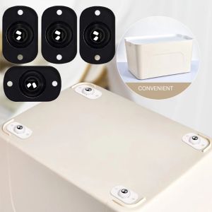 HK.4pcs/set adhesive Universal Wheel Furniture Wheel 360º Rotating Mini Swivel Casters Wheel Load bearing mobile activity wheel Casters