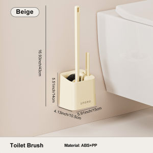 Household Toilet Brush Set Toilet Cleaning Brush No Angle for Comprehensive Cleaning Suitable for Toilets 2-in-1 Set