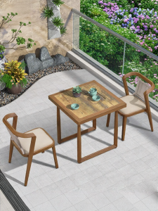 ZIYE | UV Resistant Small Space Balcony Leisure Table and Chair Set
