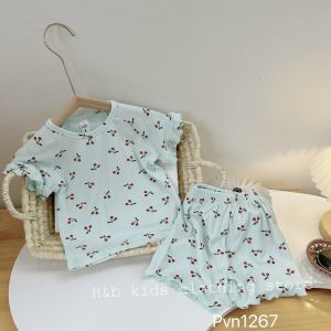 Bộ tăm lạnh bé gái tay bèo hình cherry