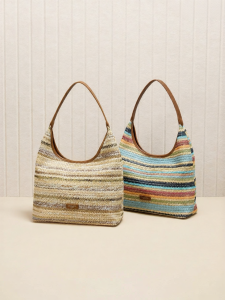 Josiny | Woven Striped Ladies Tote Bag