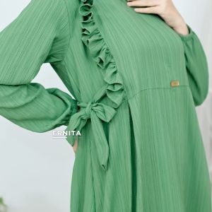 baju gamis terbaru ALUNA DRESS kekinian 2024 terbaru