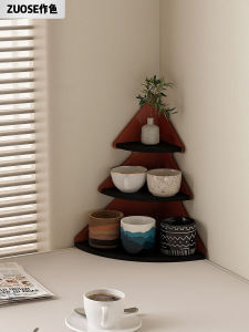 Modern Minimalist Multi-Layer Cup Holder Desktop Cup Storage Rack Tabletop Christmas Tree Corner Shelf Luxury Home Furniture