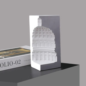 Roman Pantheon Dome Model - European Architectural Resin Sculpture for Photography Props Desk Ornament & Ancient Rome Decor