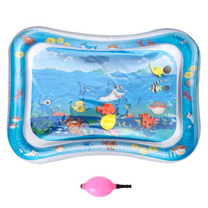 Baby Inflatable Water Play Mat Tummy Time Sensory Activity Toy Crawling Training Early Development Floor Play Mat