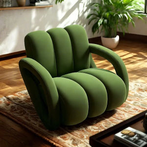 Sleek Modern Lazy Single Lounging Chair Design