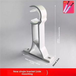 Defasilk | Fixed Heavy Duty Curtain Rod Bracket Accessories