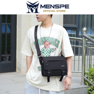 MENSPE Men Fashion Shoulder Bags Sling Chest Bag Cross Body Bags Messenger Bag Waterproof Cross Body Bag Large Capacity Sling Bags Simple Casual Sport Street Bag Student Teenager Bag