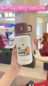 Bình giữ nhiệt inox 316 có lõi lọc trà dung tích 600ML