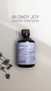 Dầu Gội Xả Tím Khử Vàng Giữ Màu Nhuộm Sáng Màu Tóc Tẩy Nhuộm Nashi Blondy Joy