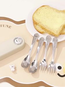WODEBAIHUI | Muỗng Dạy Ăn Tự Động 316L Thép Không Gỉ