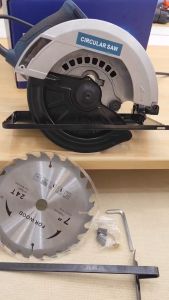 Máy cắt gỗ GKS-190 máy cưa gỗ cầm tay công suất lớn 1400w lưỡi 185mm tốc độ 5000v/p tặng kèm đĩa cưa 1 tấc 8