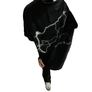 Loose Fit American Retro Lightning Pure Cotton Short Sleeve T-Shirt for Men And Women Summer Couples Clothing Youth Trend