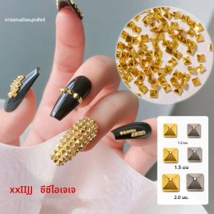 500 ชิ้น/ถุง 3D Silver Punk Pointed Rivet เล็บ Charms 1.5/2mm METALLIC Rivets Studs ตกแต่งเล็บ DIY เล็บเครื่องประดับ * 1