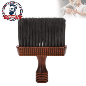 มืออาชีพตัดผมทำความสะอาดนุ่มหวีผมกวาดแปรงคอใบหน้าแปรงแปรงร้านทำผมเครื่องมือจัดแต่งทรงผม - เสริมสวยให้ดูอาจิหวีผมกวาดแปรง