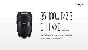 Tamron A078 35-100mm F/2.8 Di III VXD Lens for Sony E/Nikon Z Mirrorless Cameras