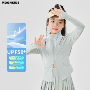Moonkids | Áo Khoác Cho Bé Gái Chống UV Cảm Giác Mát Lạnh