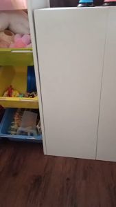 RISERO Locker Living Room Bedroom Wood Storage Cabinet Multifunctional Large Capacity Cabinet