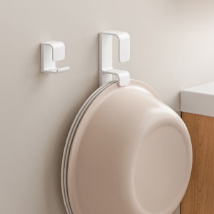 Washbasin Basin Storage Rack Wall Mounted Bathroom Washbasins Holder Punch-free Hook Multifunctional Hooks for Baby Washing Basin Pots