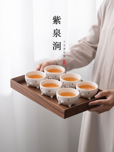 Creative Ceramic Doge Cartoon Tea Cup Japanese Style Vintage Home Use Tea Bowl High Temperature Burned Dining Utensils Tea Set