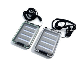 Single Sided Waterproof Fly Hook Box Fly Bait Box Fish Hook Bait Fishing Gear Fake Bait Box Portable Hanging Rope Storage Box